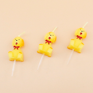 ケーキキャンドル16年工場卸売りかわいい犬型ハッピーバースデー子供用手作り無煙パラフィンワックス - Product Image 5
