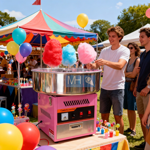 業務用綿菓子製造機（コーン付き）ホテル・レストラン向け - Product Image 2