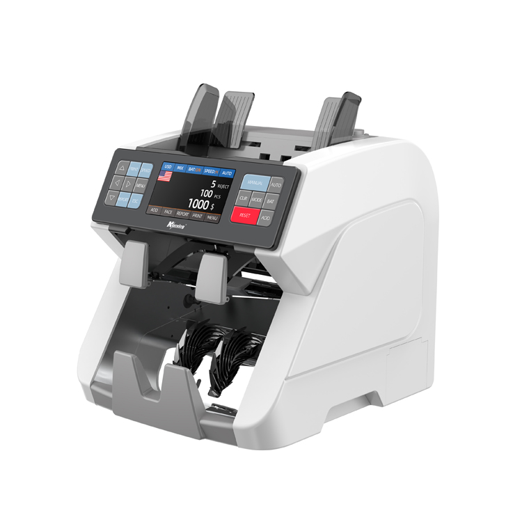 NX-950 トップローディング式デュアルCIS多通貨対応紙幣計数機（混合額