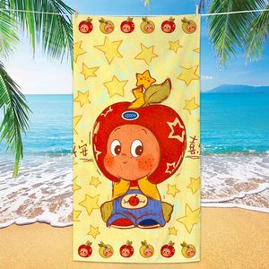 Summer Quick-Drying Water-Absorbing Children's Cartoon Star Man Beach <b>Bath</b> Towel Retro Digital Printing - Product Image 1
