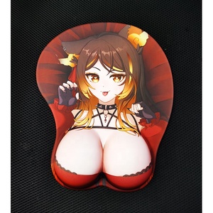 Alfombrilla de Ratón Ergonómica con Gel Calefactor, Diseño Elegante y Personalizado, Base Antideslizante de PU, Reposamuñecas de Silicona Suave, <span class=keywords><strong>Anime</strong></span> 3D Sexy - Product Image 5
