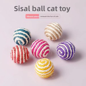 Juguete <span class=keywords><strong>de</strong></span> sisal tejido para gatos - Resistente a mordidas, antiaburrimiento, limpieza dental, uso diario en interiores para gatos y mascotas - Product Image 1