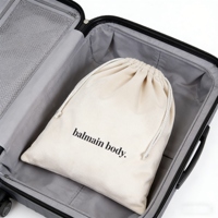 Sacs en toile réutilisables et personnalisables avec cordon de serrage et impression sérigraphique pour accessoires capillaires et vêtements pour enfants – Promotion en Chine