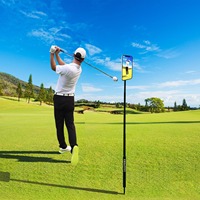 Support de téléphone magnétique GREATYYT pour le golf, monopode, bâton de selfie avec trépied et pince à pointe pour enregistrer l'entraînement du swing de golf - Accessoires de golf