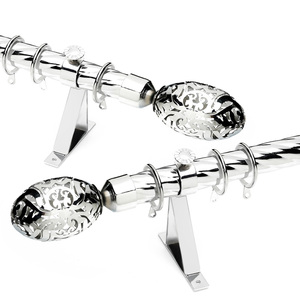 <span class=keywords><strong>Tringle</strong></span> à rideau robuste en fer, fixe, classique, moderne, de luxe, décorative, exportation Chine, OEM, vente en gros, Égypte, offre spéciale - Product Image 4
