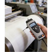 470 Precision Optical Handheld Contact Tachometer Digital Display High-Precision Speed Tester Industrial Motor Speed Measurement
