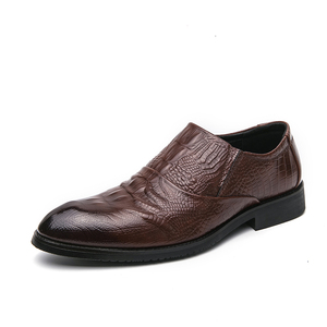 <span class=keywords><strong>Mocasines</strong></span> de Vestir Formales para Hombre, Talla Grande 38-46, Diseño de Cocodrilo, Punta Puntiaguda, para Uso Diario y de Negocios - Product Image 1