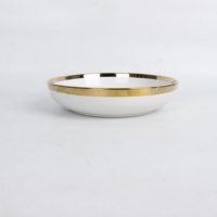 Service de table en céramique blanche de style nordique, vaisselle en porcelaine moderne et classique, aspect pierre, bol à riz pour la maison et les hôtels