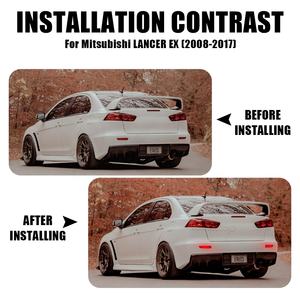3 works LED Réflecteur de pare-chocs arrière pour Mitsubishi <span class=keywords><strong>LANCE</strong></span> EX Evolution X Outlander Feux clignotants de frein arrière - Product Image 6