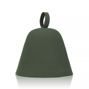 หมวกอาบน้ำขนสัตว์ออสเตรเลีย100% หรูหราสีพื้นปรับได้นำกลับมาใช้ใหม่ได้ทนทานหมวกอาบน้ำเป็นมิตรต่อสิ่งแวดล้อม - Product Image 5