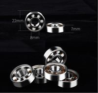 Roulements à billes à gorge profonde hybrides entièrement en céramique YSMLE de haute qualité 608 pour roulements de skate / machines d'impression