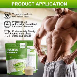 AMULYN <span class=keywords><strong>Protein</strong></span> takviyesi takviyesi % NON-GMO glutensiz <span class=keywords><strong>Vegan</strong></span> <span class=keywords><strong>Protein</strong></span> karışımı tozu pirinç bezelye proteini izolatı - Product Image 4