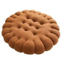 Al por mayor, Nuevo estilo, Cojín de tatami, Asiento de silla de felpa estilo 'Cookie' popular en internet, con técnica de tejido engrosado para estudiantes