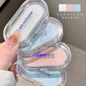 Iluminador en <span class=keywords><strong>Polvo</strong></span> Kakashow Diamond Shimmer 3.9g, Acabado Luminoso Natural, Larga Duración, Resistente al Agua, para el Rostro, Uso Diario - Product Image 3