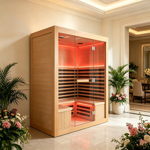 <span class=keywords><strong>Sauna</strong></span> infrarouge compact pour 2 personnes avec chauffage à spectre complet, vente directe d'usine, OEM disponible. - Product Image 1