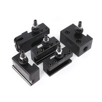 Ensemble de 6 porte-outils à changement rapide de type cale série 251-000 en acier pour tour CNC, fabriqué en Chine par PDM