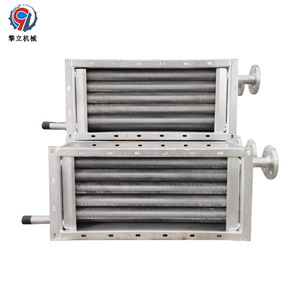 Intercambiador de Calor Industrial de Tubos Aletados, Enfriador de Aire de Aluminio Compatible con Aceite, Ahorro de Energía - Product Image 1