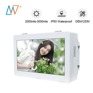 จอแสดงผลดิจิทัลแบบสัมผัส LCD กันน้ำ IP65 ขนาด 21.5 24 27 นิ้ว สำหรับใช้งานกลางแจ้ง ความสว่าง 1000/1500/2000 นิต - Product Image 1
