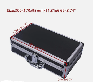 Aluminium-Werkzeugkoffer Tragbarer Aufbewahrungsbehälter Werkzeugbox Aktentasche Tragbare Schutzbox für Reisen - Product Image 3