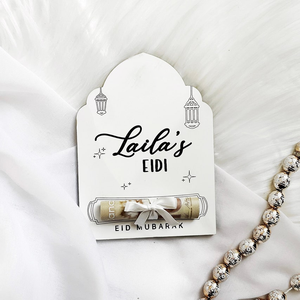 Porte-monnaie en papier kraft personnalisé pour carte Eid Mubarak, portefeuille <span class=keywords><strong>d</strong></span>'affaires, enveloppe avec logo et impression personnalisés - Product Image 2