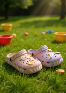 Sandali zoccoli per bambini con spille animate, taglia da 18 a 23, per ragazze, scarpe estive, modello 1888 - Product Image 2