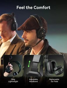 Hollyland Solidcom Se Pro 1.9ghz Team Talk 1312ft/400m Transmission Range Dual-mic Noise Cancellation Support 11 Users Abs - Product Image 6