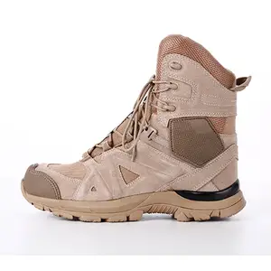 Botas de combate táctico británico calzado de moda hasta el tobillo con cierre de cordones y suela Vibram para Patrol - Product Image 1