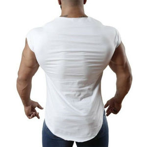Camiseta sin mangas con estampado personalizado para hombre, ropa de entrenamiento para gimnasio, culturismo, tejido de alta calidad - Product Image 2
