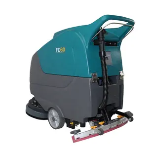 China Supplier Ground Cleaning Walk-Behind Floor Cleaning Equipment Hand-Push Floor Scrubber