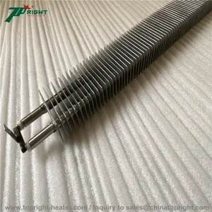 I U W Type Stainless Steel Heating Element Finned Tubular Air Heater