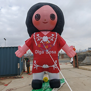 Publicidad Muñeca inflable Dibujos animados inflables Personaje inflable hecho a medida <span class=keywords><strong>Abraham</strong></span> con cerveza - Product Image 3