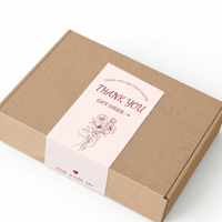 Autocollants adhésifs en PVC/PE écologiques avec logo personnalisé pour boîtes d'emballage de bijoux - Étiquettes de carton en bande longue avec design imprimé