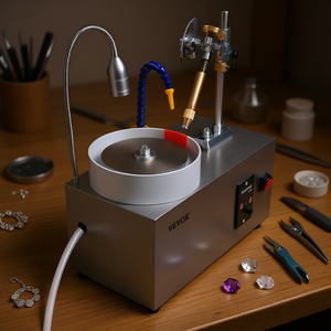 Máquina de facetado de gemas DB Wholesale de 180W y 2980 RPM, pulidora de acero para joyería, herramienta de grabado DIY. - Product Image 2