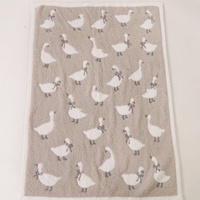 Couverture en tricot douce et confortable 30*40, personnalisable, avec rapport de test OEM/ODM