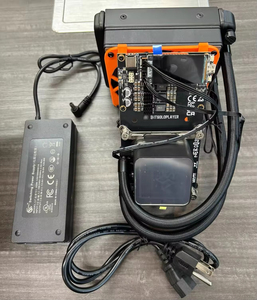 New NerdQaxe++ Hydro 4.8T 75W Ball Bearing Plastic Heatsink Radiator Air <b>Fan</b> Cooler 120mm 17dB(A) <b>Computer</b> Server Orange Black - Product Image 3
