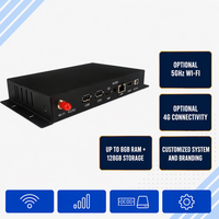 Boîtier de lecteur multimédia numérique 4K Android 13 Quad Core 4 Go de RAM 32 Go de ROM