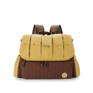 Bolsa de Pañales <span class=keywords><strong>para</strong></span> Bebé con Logotipo Personalizado <span class=keywords><strong>para</strong></span> Viajes al Aire Libre, <span class=keywords><strong>Cambiador</strong></span> Portátil, Mochila Cuna Plegable, Material de PU - Product Image 2