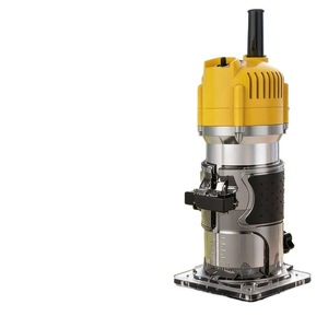 Woodworking Electric <b>Router</b> 21V Multifunctional Aluminum Body With 6-Speed Adjustment For Fast Edge <b>Trimming</b> And Carving - Product Image 5