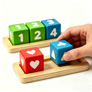 Jeu de société éducatif personnalisé pour enfants, fabriqué en usine OEM au Vietnam, en bois, écologique, design durable - Product Image 3