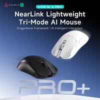 Souris de jeu sans fil AJAZZ AJ200 NL AI PRO+ NearLink, tri-mode 2.4G/BT/filaire, structure de quille ultra-légère, interaction intelligente IA