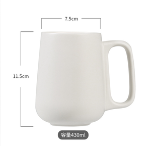 แก้วเซรามิคทรง D-Handle ดีไซน์พิเศษ พรีเมียม สำหรับโรงแรม ร้านอาหาร รับทำโลโก้ ลวดลายตามสั่ง แก้วกาแฟพอร์ซเลน ขายส่ง - Product Image 1