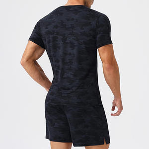 <span class=keywords><strong>Ropa</strong></span> Deportiva para Hombre, Conjunto de Camiseta y Pantalones Cortos Deportivos, Paquete de 2, para Baloncesto, Fútbol, Ejercicio, Entrenamiento, Running, Gimnasio - Product Image 3