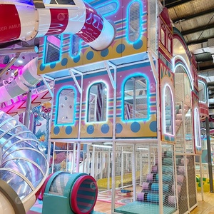 Équipement <span class=keywords><strong>de</strong></span> terrain <span class=keywords><strong>de</strong></span> <span class=keywords><strong>jeux</strong></span> intérieur commercial certifié City Games avec trampoline, mur d'escalade, parcours <span class=keywords><strong>de</strong></span> cordes par Cheer Amusement - Product Image 5