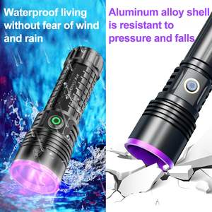 <span class=keywords><strong>365</strong></span> एनएम उव फ्लैशलाइट 20w शक्तिशाली उव काले प्रकाश का उपयोग रिचार्जेबल रेसिन कठोर पराबैंगनी प्रकाश - Product Image 6