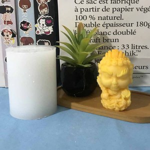 Xi măng đồ trang trí động vật Khuôn Silicone màu xanh lá cây cát đá <span class=keywords><strong>acalanatha</strong></span> hương liệu thơm đá bột mô hình mài mòn công cụ - Product Image 3