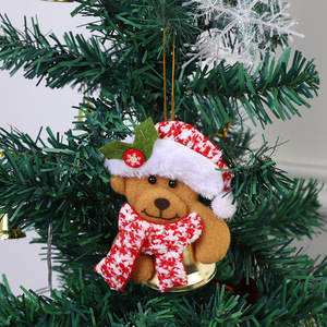 Vendita calda accessori per la moda per la casa Super Soft peluche fiocco di neve campane per l'albero di natale per la vigilia di <span class=keywords><strong>capodanno</strong></span> ornamenti - Product Image 5