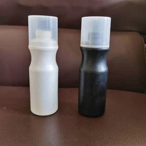 Bouteille d'huile à chaussures 100 ml avec tête éponge et applicateur brosse vide – Flacon de cirage pour chaussures - Product Image 1