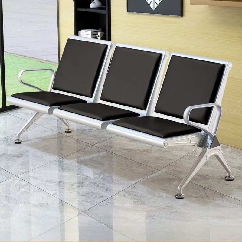 Thickened Cold Rolled Steel Waiting Chair