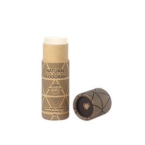 Biodegradable Cylinder <b>Cardboard</b> <b>Tube</b> Kraft Paper Cosmetic Container for Lipstick, Deodorant, Sunscreen & Lip Balm Packaging - Product Image 2