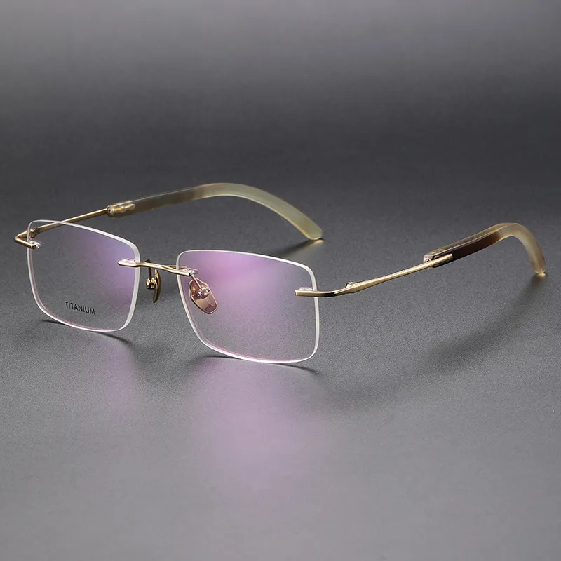 Hs921a029 Ox Hoorn Bril Optische Frame Nieuwe Hoge Kwaliteit Buffelbril Voor Mannen
